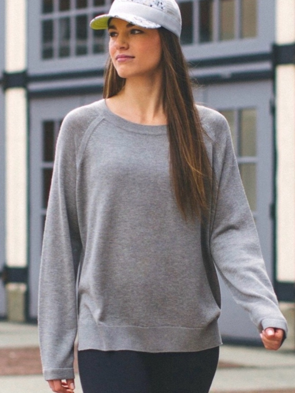 Lululemon Post Savasana Pullover Sweater Gray